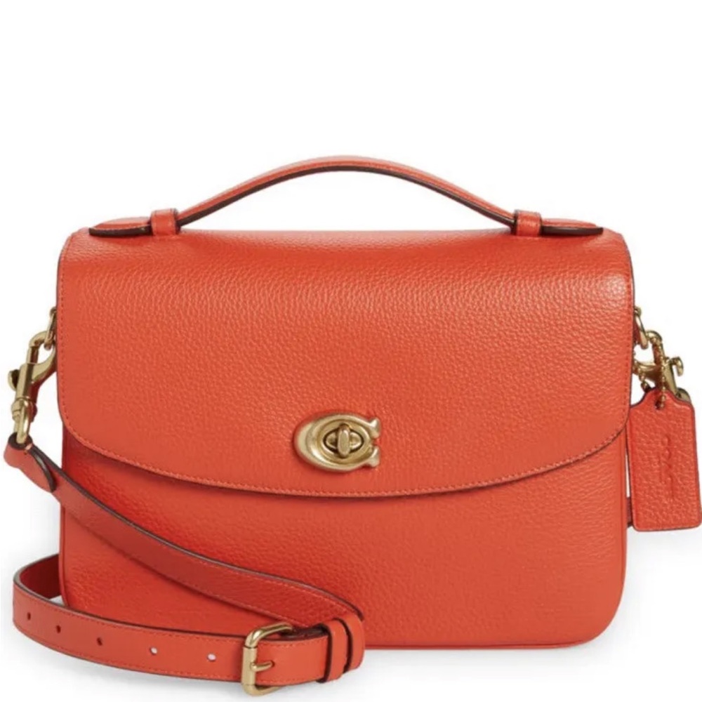 Coach pebbled leather crossbody bag (Used twice)